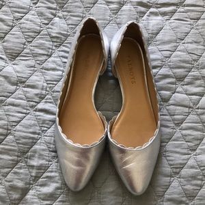 Talbots silver flats